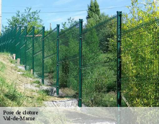 Pose de cloture Val-de-Marne 