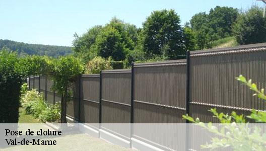 Pose de cloture Val-de-Marne 