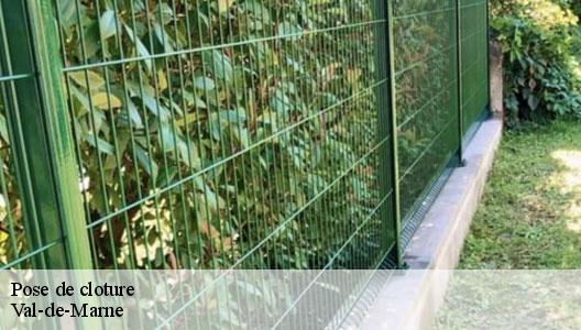 Pose de cloture Val-de-Marne 