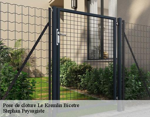 Pose de cloture le-kremlin-bicetre-94270 Stephan Paysagiste