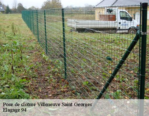 Pose de cloture  villeneuve-saint-georges-94190 Elagage 94