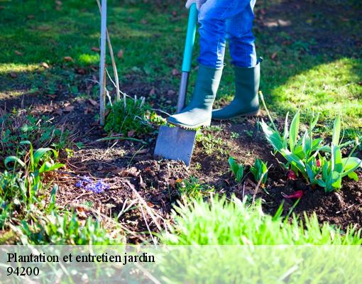 Plantation et entretien jardin