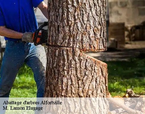 Abattage d'arbres  alfortville-94140 M. Lamon Elagage