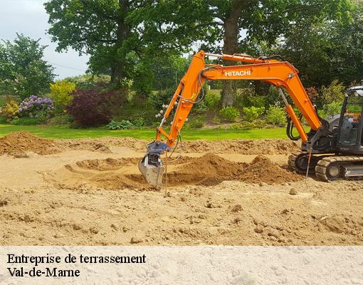 Entreprise de terrassement Val-de-Marne 